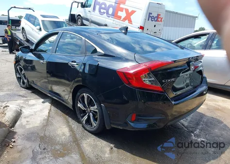 2018 Honda Civic Touring из США, поврежденный, VIN JHMFC1F91JX003929